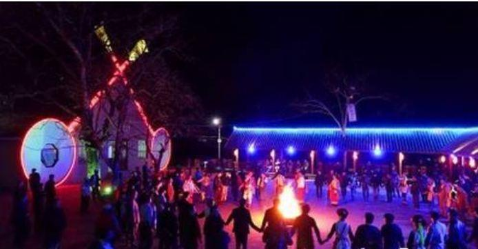 2017年弥勒可邑小镇第八届阿细跳月民族节系列活动
